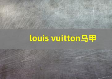 louis vuitton马甲